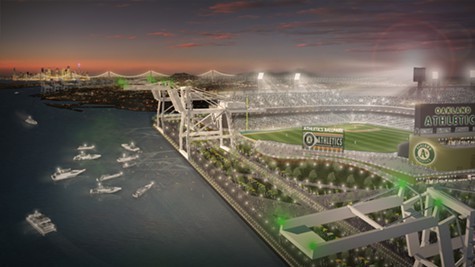 The ballpark proposal for Howard Terminal