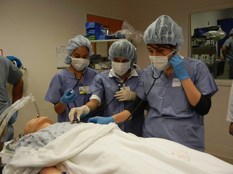 Students at Life Academy of Health and Bioscience, a career pathways academy in Oakland, take courses aligned to health education and intern at hospitals and other medical facilities. Students at Life Academy of Health and Bioscience, a career pathways academy in Oakland, take courses aligned to health education and intern at hospitals and other medical facilities.