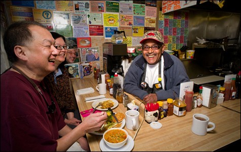 Owner Jodie Royston, in his element. Owner Jodie Royston, in his element.