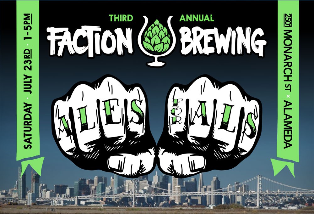 Third Annual Ales for ALS Beer Festival Tomorrow at Faction Brewing in