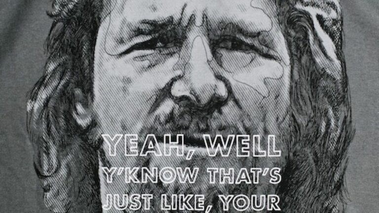 The Dude Abides … on New Spoke Art T-Shirts