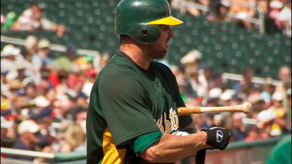 In the movie Moneyball, Billy Beane (Brad Pitt) said Jason Giambi