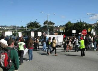 SF State Protest Temporarily Shuts Down Traffic