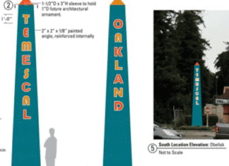 Temescal Residents Protest Neighborhood Obelisk Installation