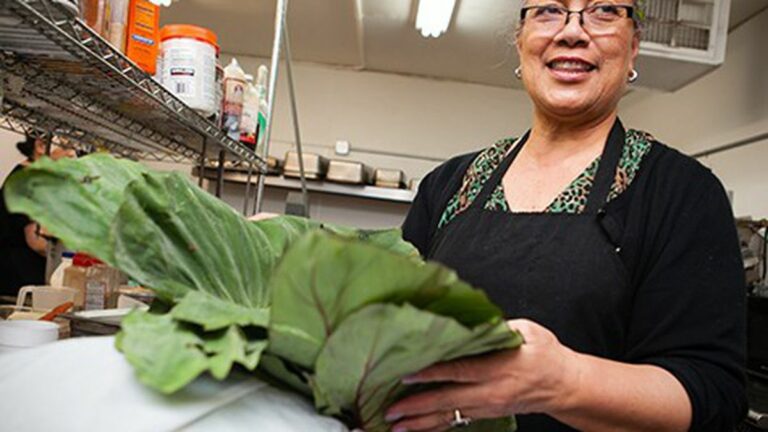 Taro Leaves and Turkey Tails at Katalina’s Island Grill