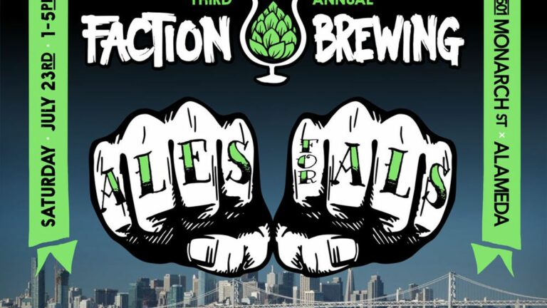 Third Annual Ales for ALS Beer Festival Tomorrow at Faction Brewing in Alameda