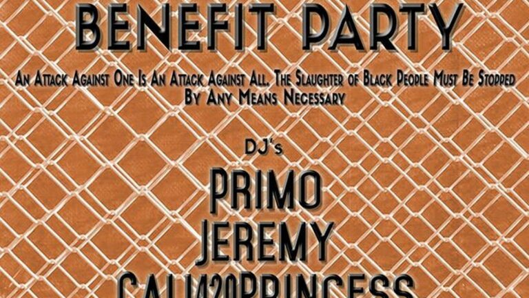 Black Lives Matter Benefit Party from Gallery Y2K x Hussy Planet