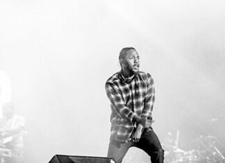 Kendrick Lamar at Oracle Arena in Oakland