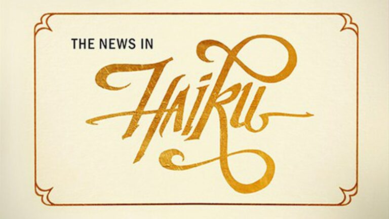 The News in Haiku: Puppies, Yelp, and Raps About Cilantro