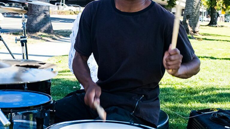 Drummer Boy Aaron Plays the Beat of Oakland