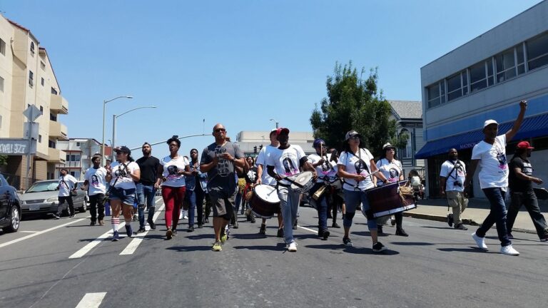 Protesters March to KTVU, Demand Justice and Accountability for ‘Dehumanizing’ Use of Nia Wilson Photo