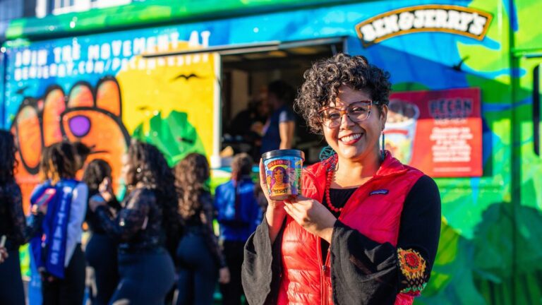 Oakland Artist Favianna Rodriguez Talks About Her Work on Ben & Jerry’s Pecan Resist