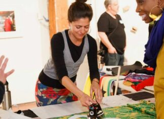 Flags as Art and Identity at Oakland International High School