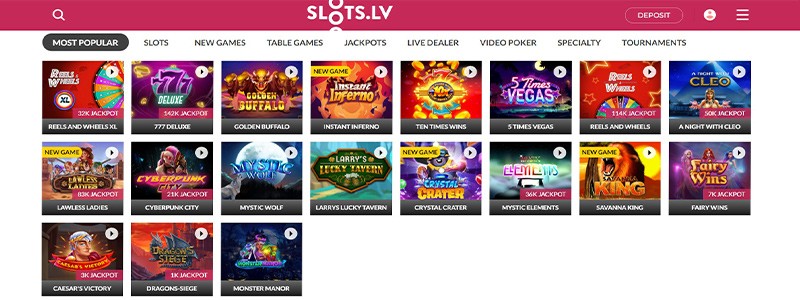 slots.lv online casino