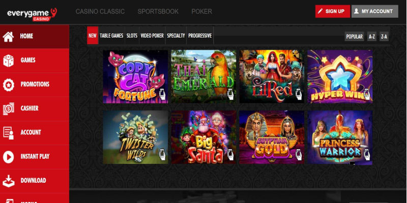 everygame, best mobile casino apps, online betting