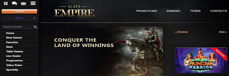 slots empire, best new online casino sites