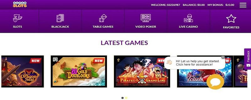 super slots, best new online casino sites