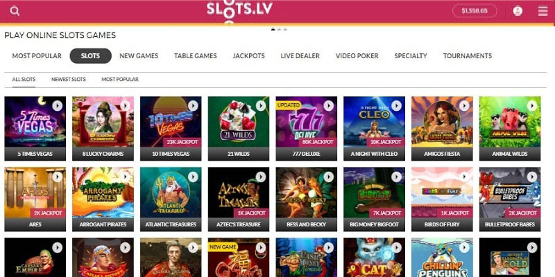 Slots LV Casino CA
