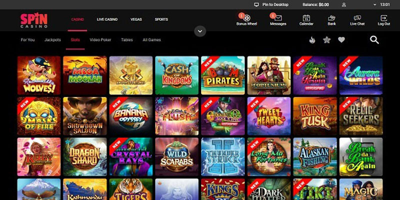 Web portal with information on online casino - important information