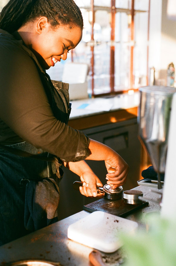 buyblack.org, discover black-owned businesses, barista, coffee shop