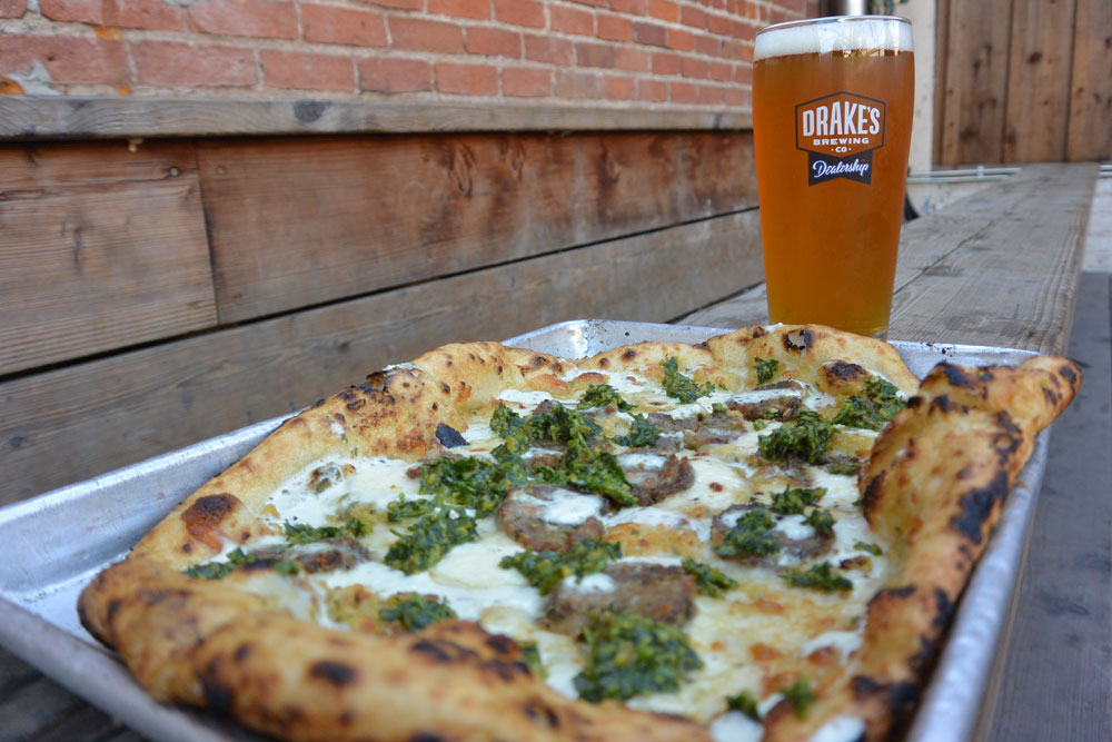 drake's barrel house, brewery, wood-fired pizza, san leandro