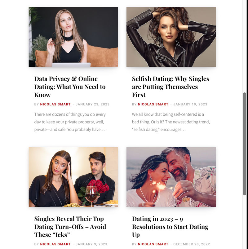 blog articles on seeking.com luxury online dating site