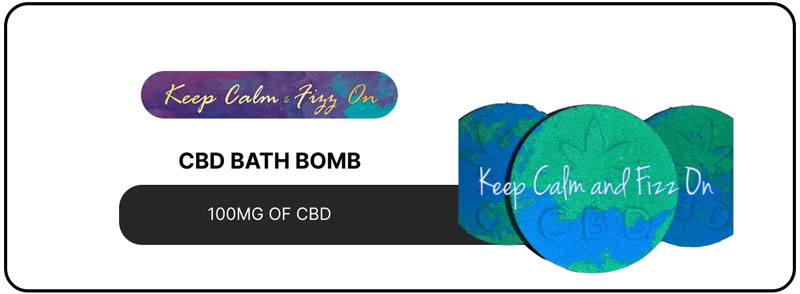 keep calm cbd bath bomb
