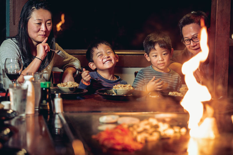 hana japan steak, family dining