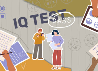 MyIQ Review: Everything You Need to Know About IQ Tests iq test vector illustration