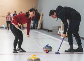 Curling is the new black Curling is the new black